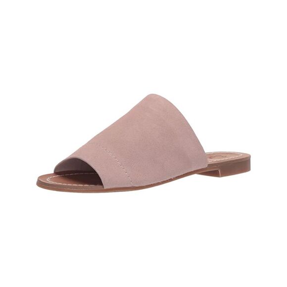 SPLENDID Shoes - SPLENDID Womens Beige Mavis Round Toe Slip On Leather Slide Sandals Shoes 7 M